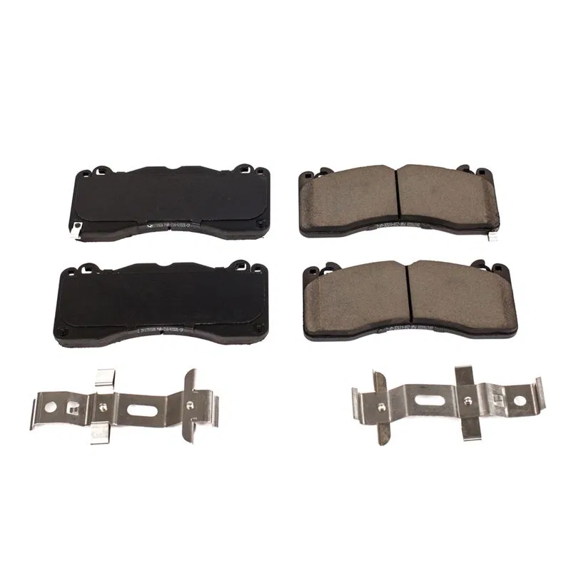 17-1792 – POWERSTOP Brake Pad, FMSI Number D1792 Ceramic Brake Pads Set Of 4 With Premium Stainless Steel Hardware